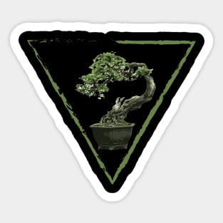 Vintage Bonsai Tree Sticker